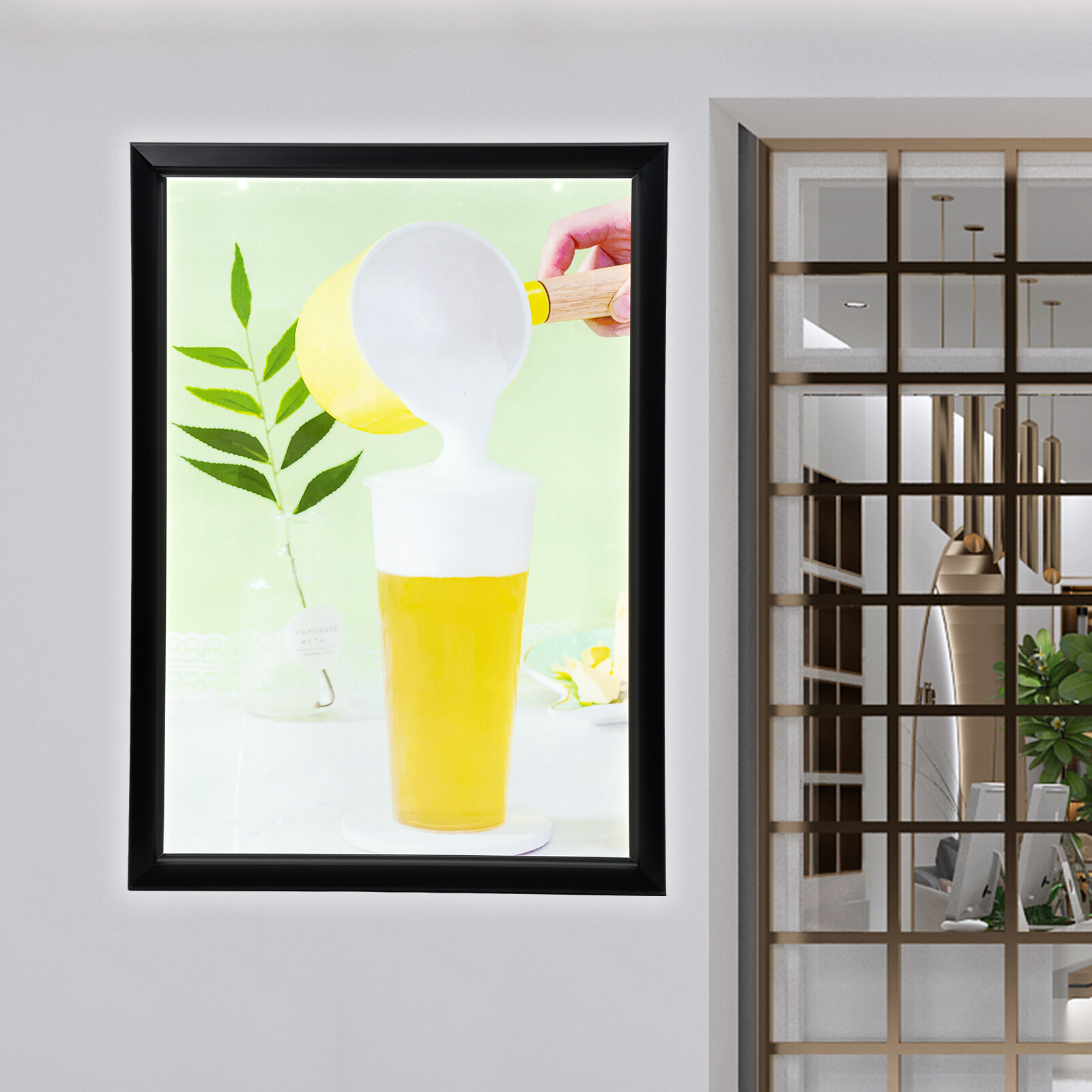 24&Prime;x33&Prime; LED Light Box Backlit Movie Poster Art Picture Frame Advertising Display