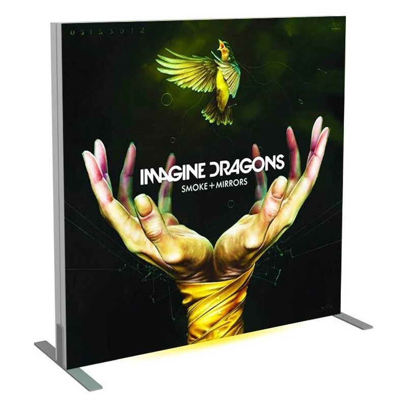 4ft x 4ft Led Light Box Frameless Advertising Fabric Lightbox for Trade Show
