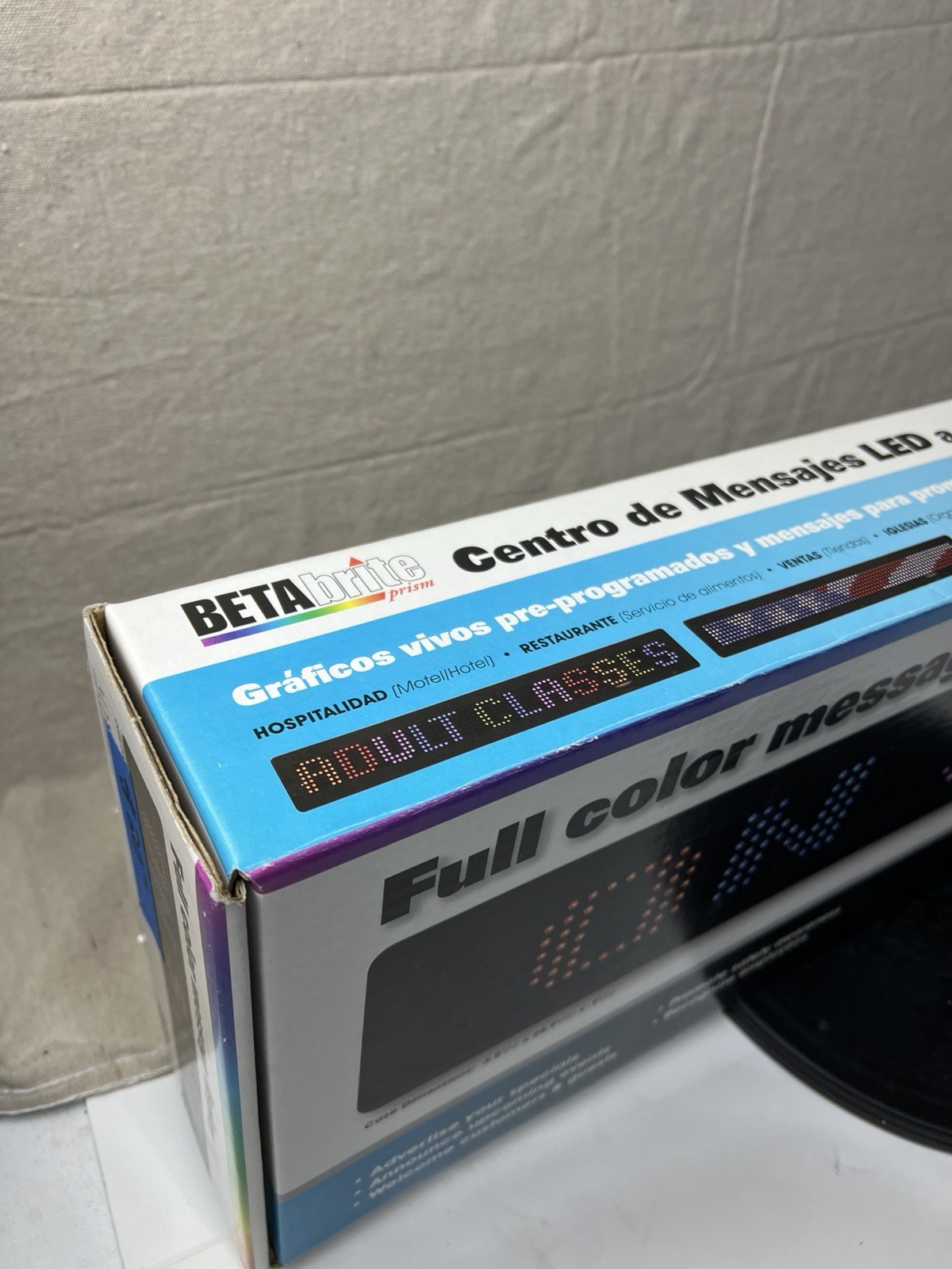 BETA-BRITE 26&Prime; ELECTRONIC COLOR MESSAGE DISPLAY SIGN NEW IN BOX