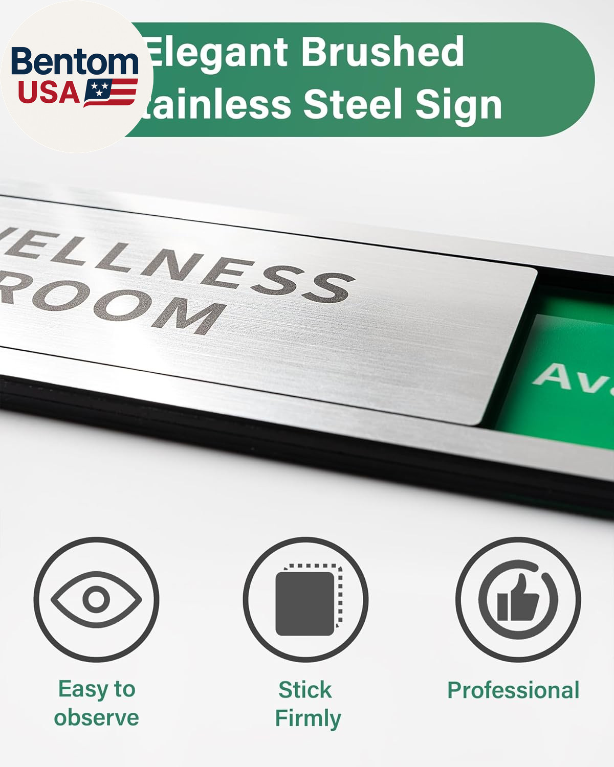 Conference Room Office Door Signs Do Not Disturb, in Use/Available Slider Sign f