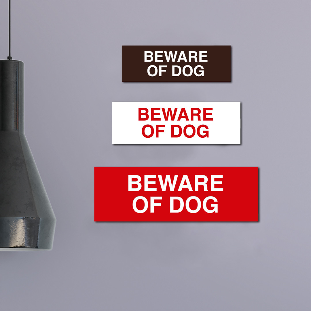 Basic Beware Of Dog Sign