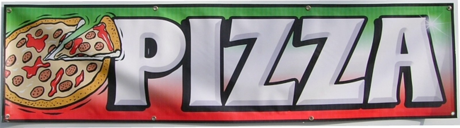 PIZZA Vinyl Banner Sign – Concession – Fair – 15oz Heavy Duty