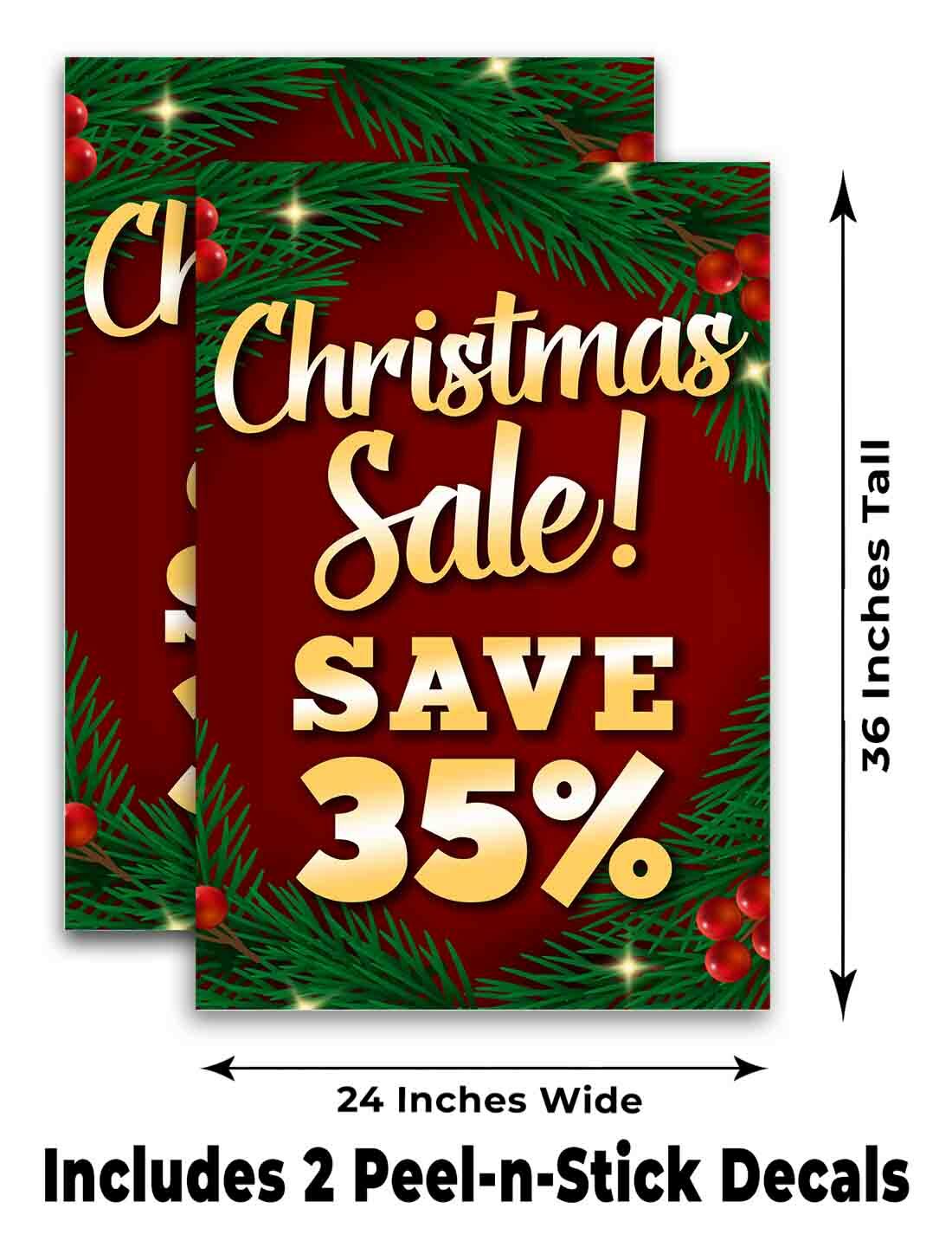 CHRISTMAS SALE SAVE 35% Signicade 24×36 A Frame Sidewalk Sign Double Sided