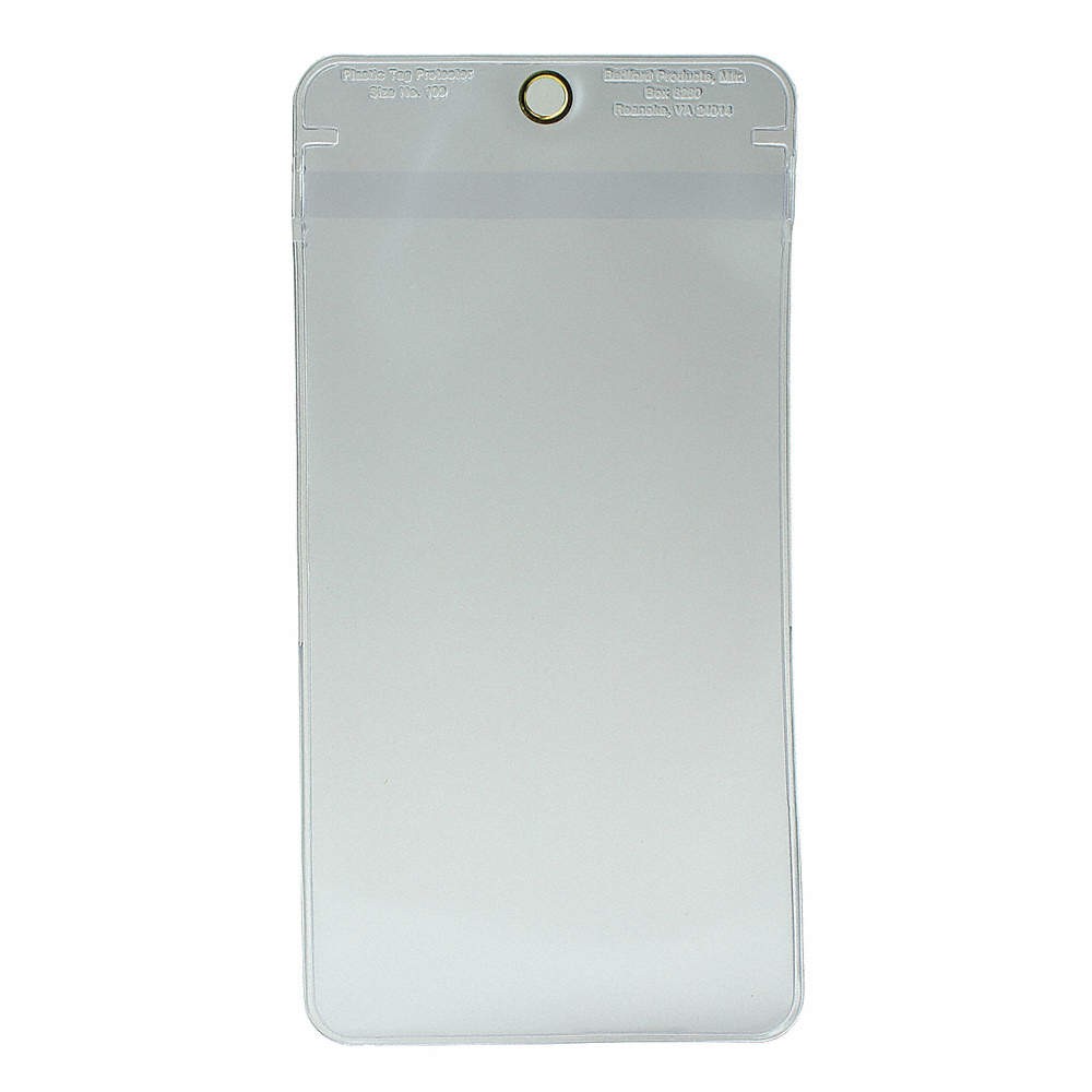ACCUFORM DTH717 Tag Pouch,Clear,7in H x 4in W,Plastic 41CM73