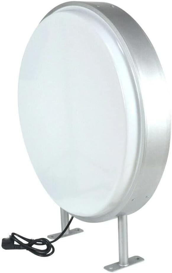 HKSIGN-Outdoor Waterproof Double Side Round LED Light Box Sidewalk Sign#3475GY4