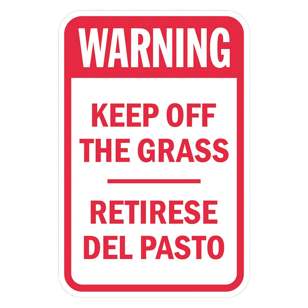 LYLE T1-1418-EG_12x18 Rflctv No Tresspasing Warn Sign,18x12in 448Z94