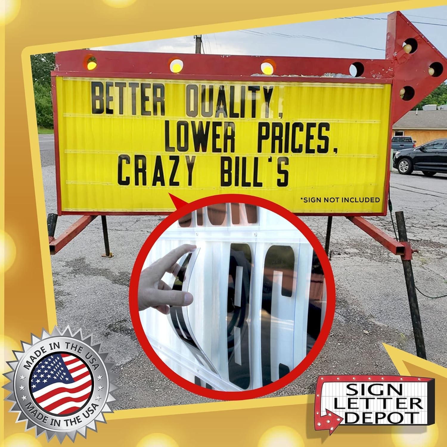 Sign Letter Depot, Marquee Letters, Flexible Outdoor Sign Letters for Change…