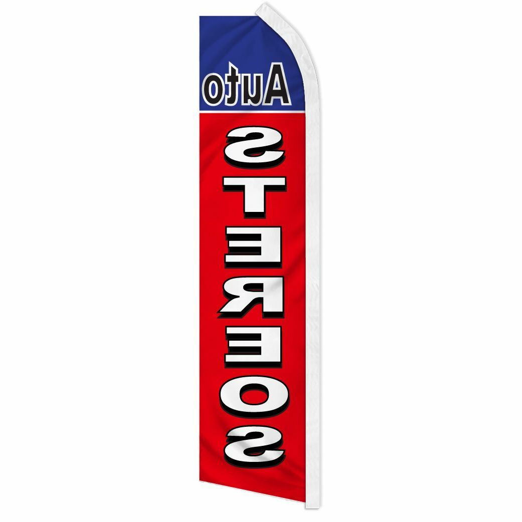 « AUTO STEREOS » advertising super flag swooper banner business sign car radio rb