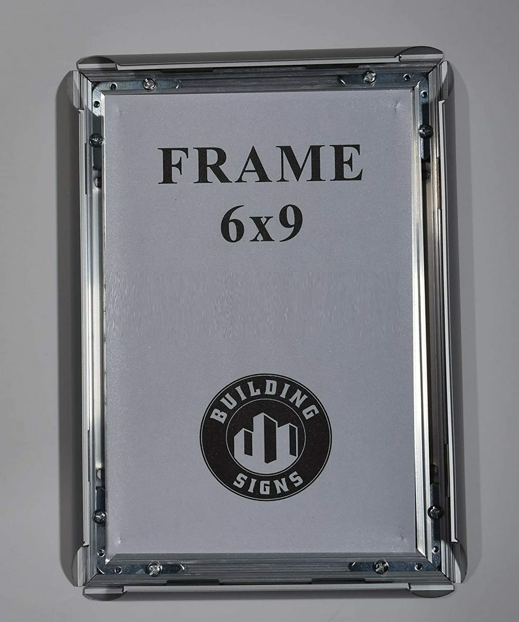Elevator Certificate Notice Frame 6×9 (Aluminium,Front Insert)–REF24-1027