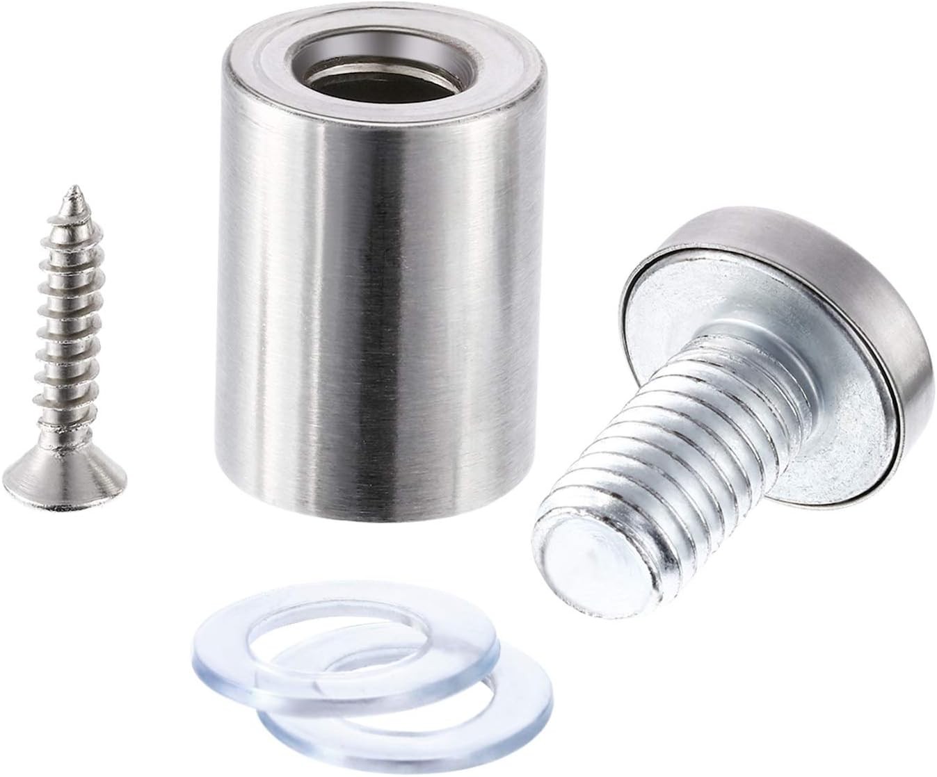3/4 X 1 Inch Sign Holders Standoff Screws Wall Mount Hardware Advertising Glass