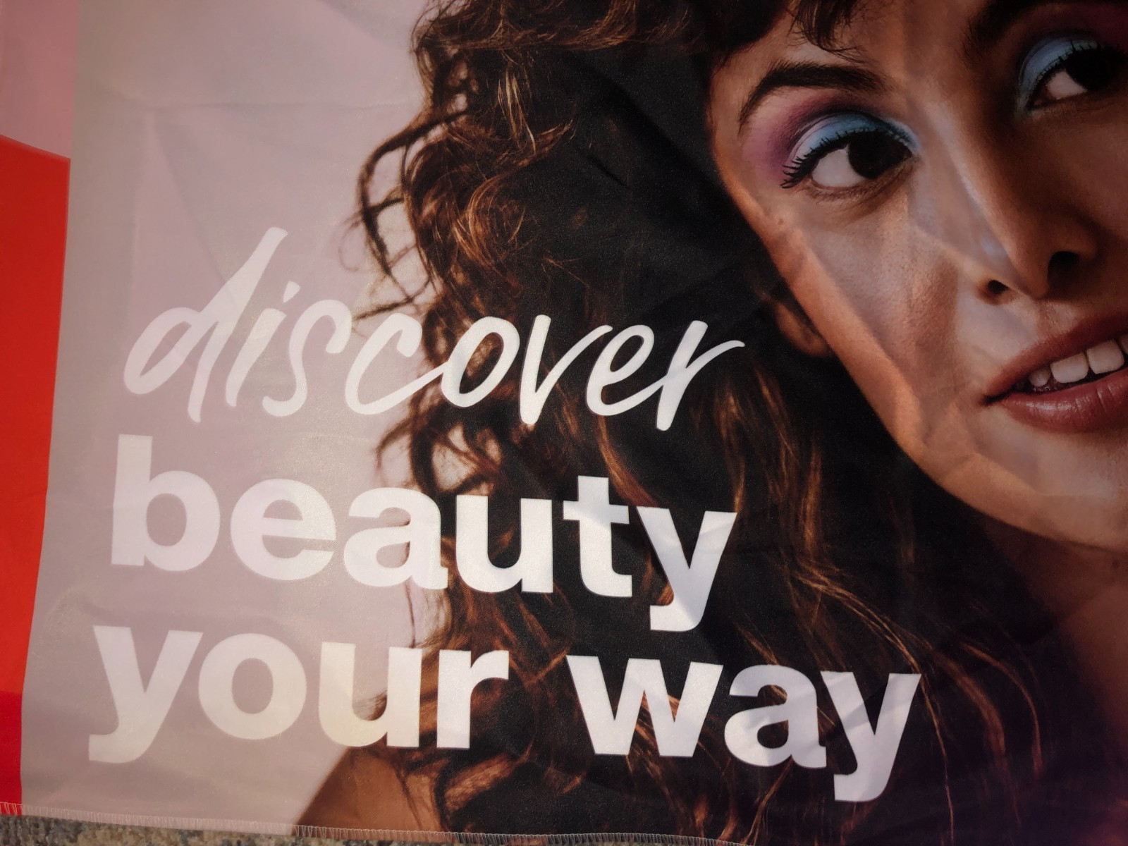Ulta Beauty Store Retail Fabric Large Ad Banner 48×30 « Discover Beauty Your Way »