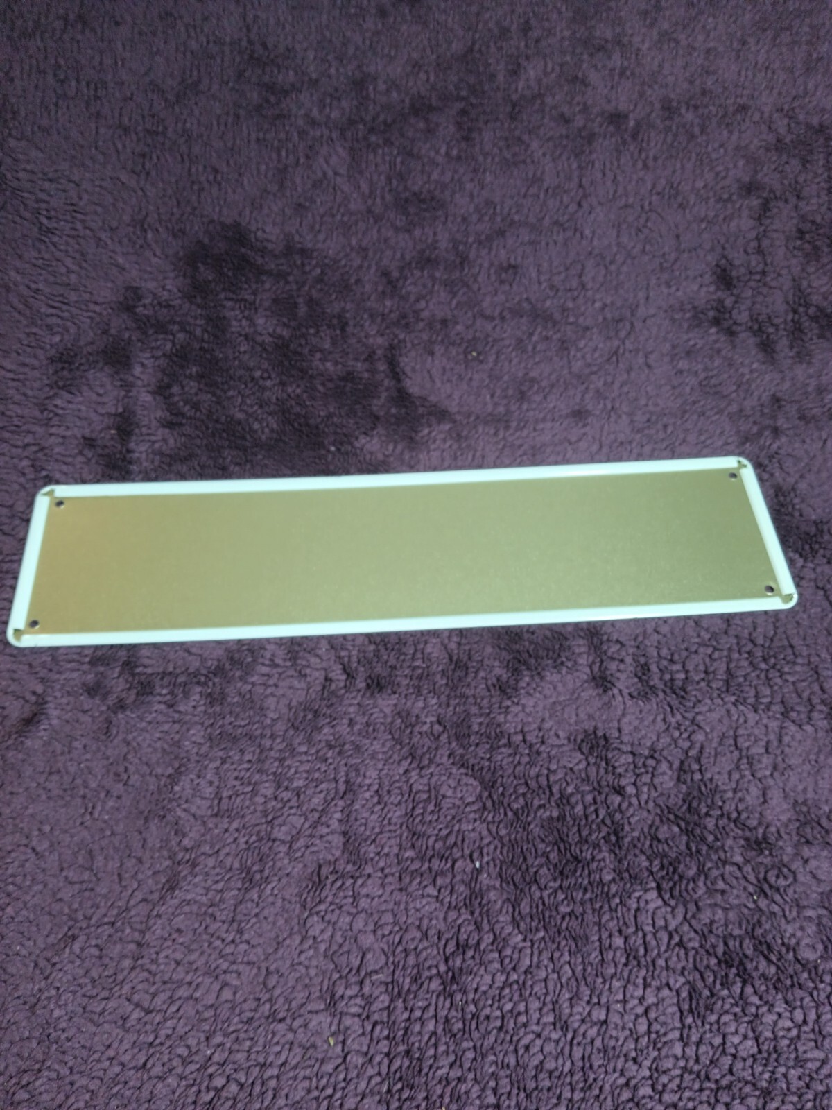 4&Prime; X 15&Prime; Aluminum Sign « Herb Garden » W/ 4 Mounting Holes