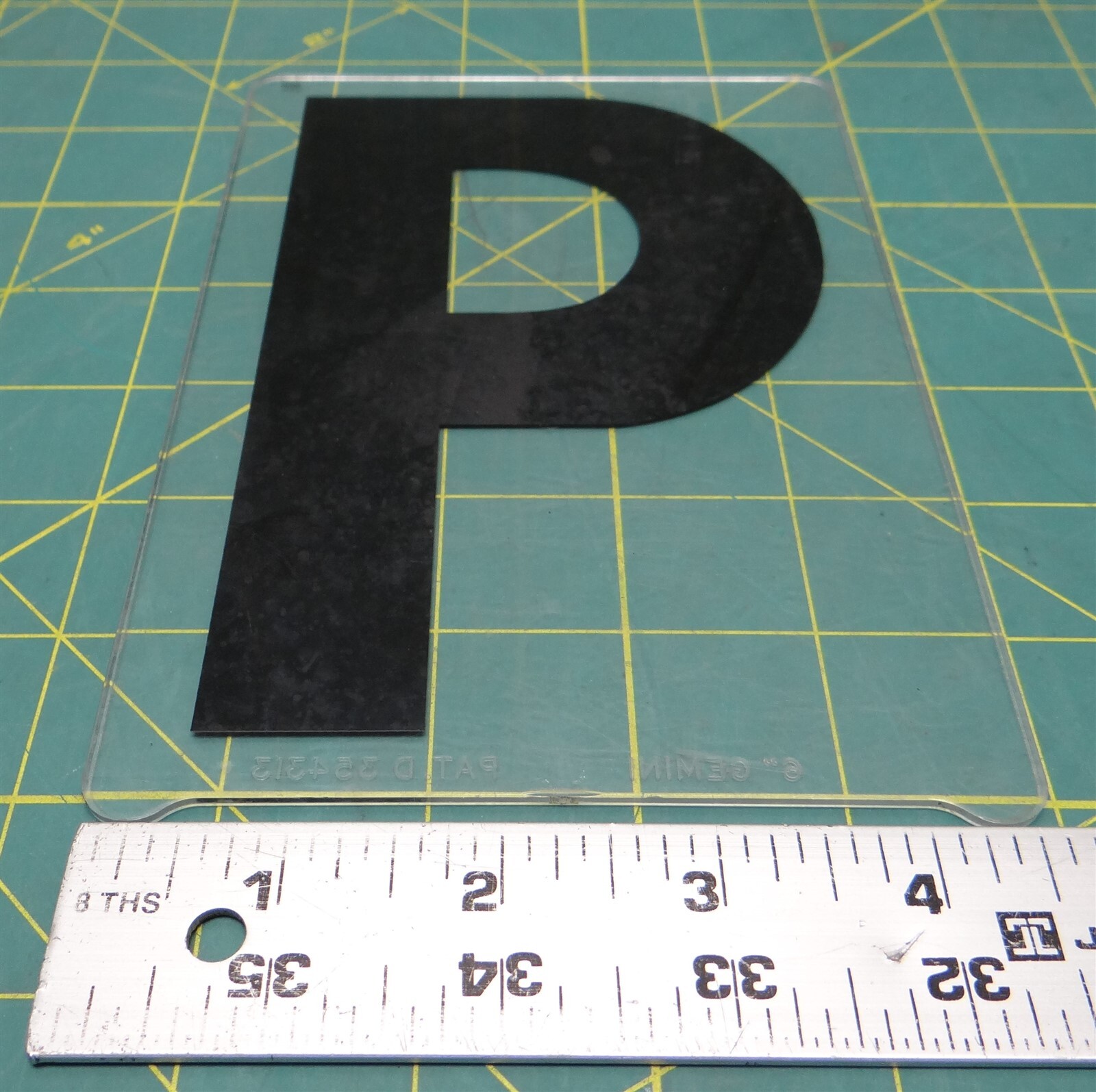 (P) 7&Prime; x 4-1/2&Prime; Acrylic Wagner Zip-Change Marquee Sign Changeable Letter
