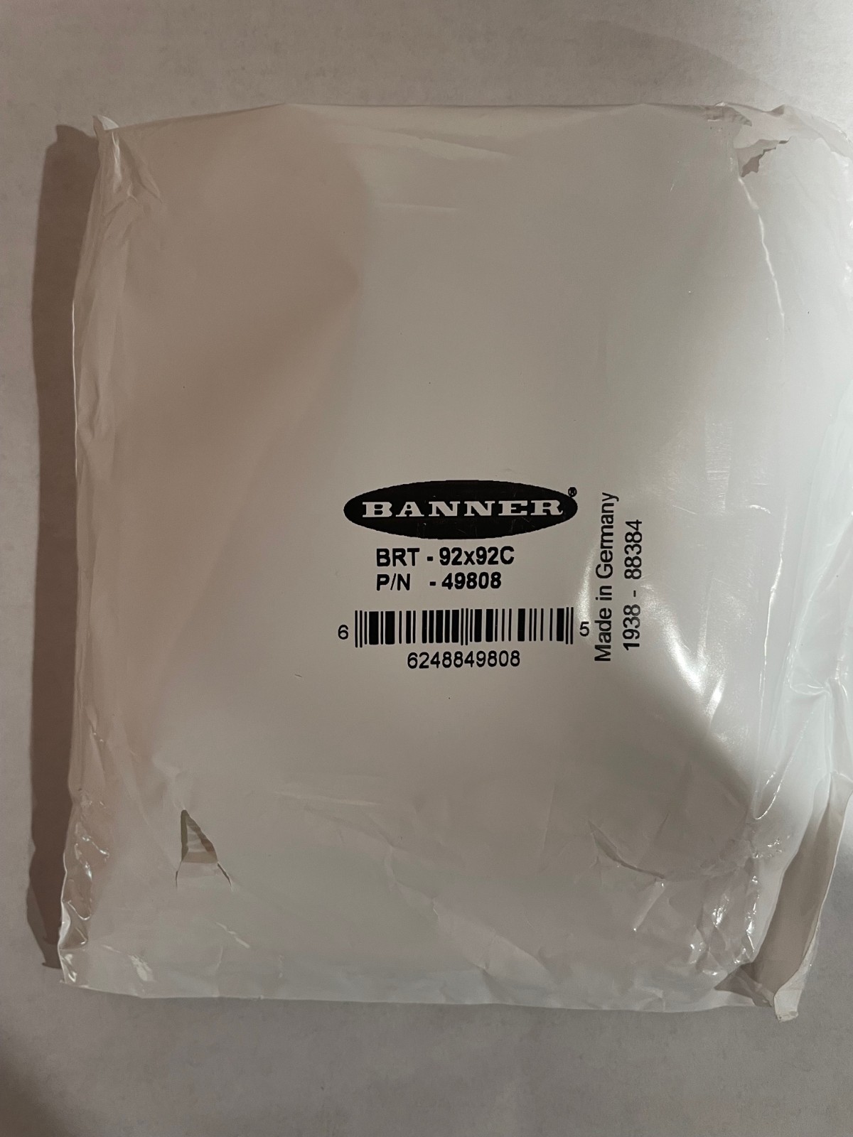 Banner 49808 92x92C Sensor Reflector NEW