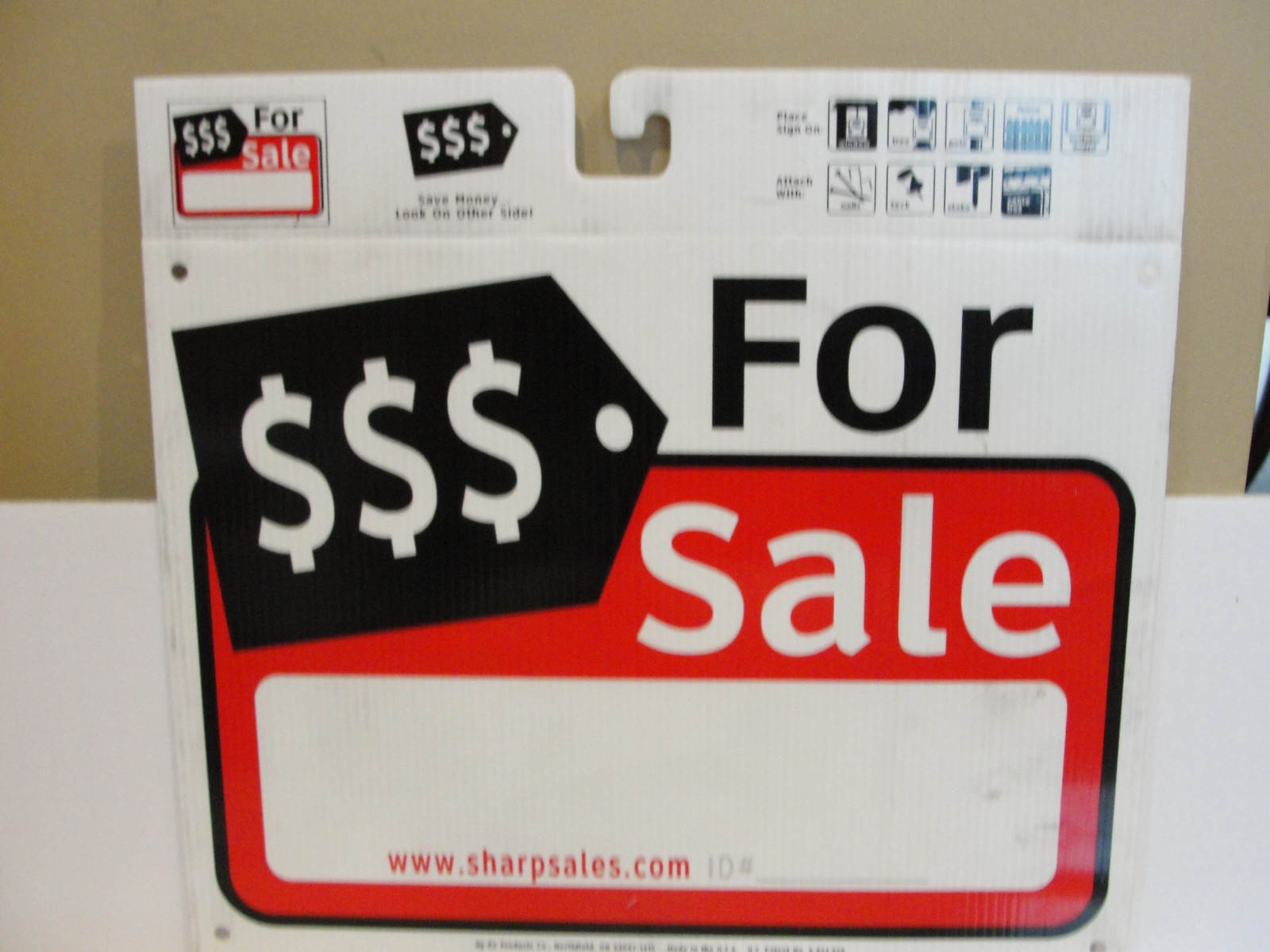 HY KO Products SSP-103 « For Sale » Sign 10&Prime; x 13&Prime;