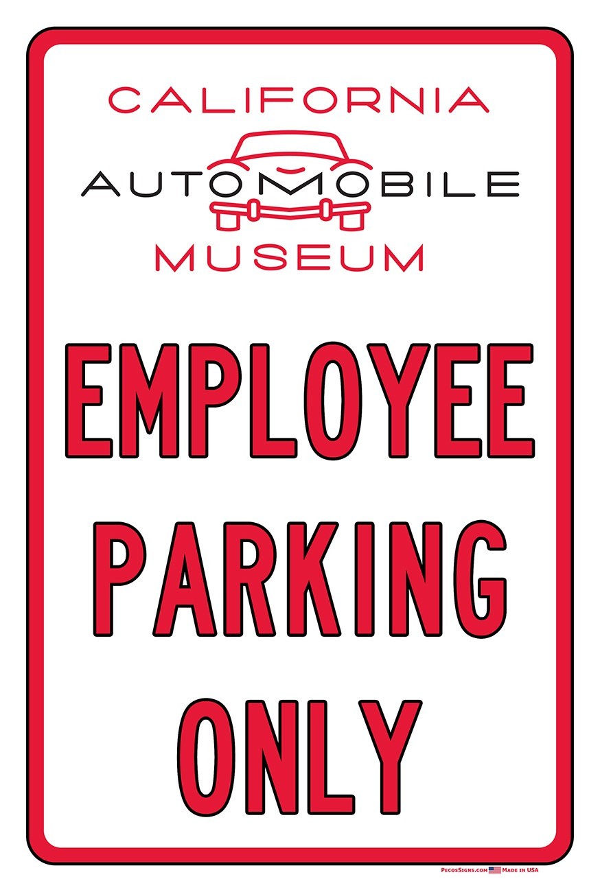 Custom Made Employee Parking Only in Any Color UV Protected 8&Prime;x12&Prime; Aluminum Sign