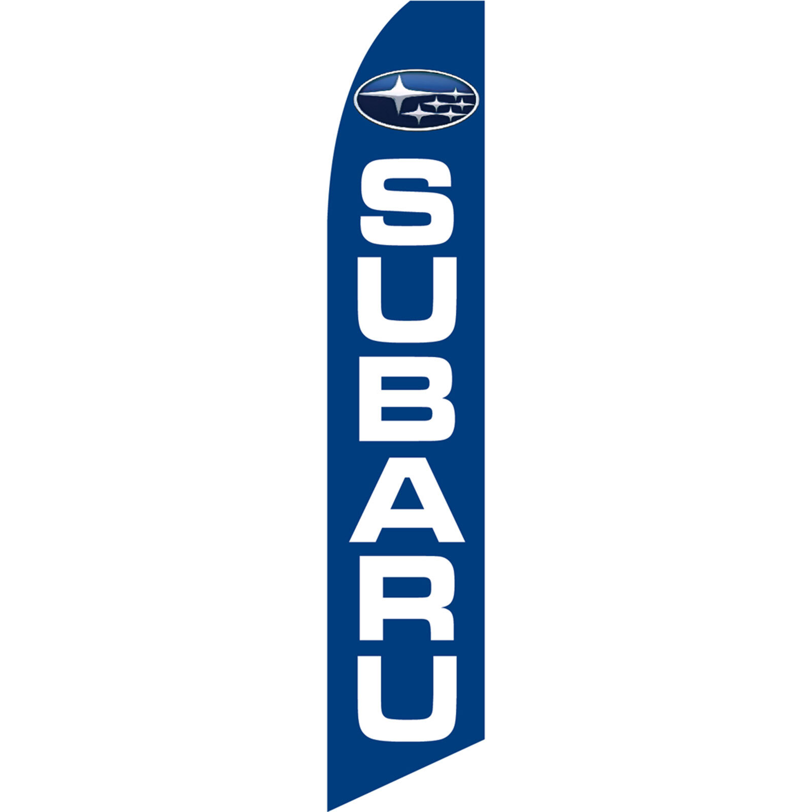 Subaru 2 1/2 ft X 11 1/2 ft Swooper Flag (Hardware Sold Separately)