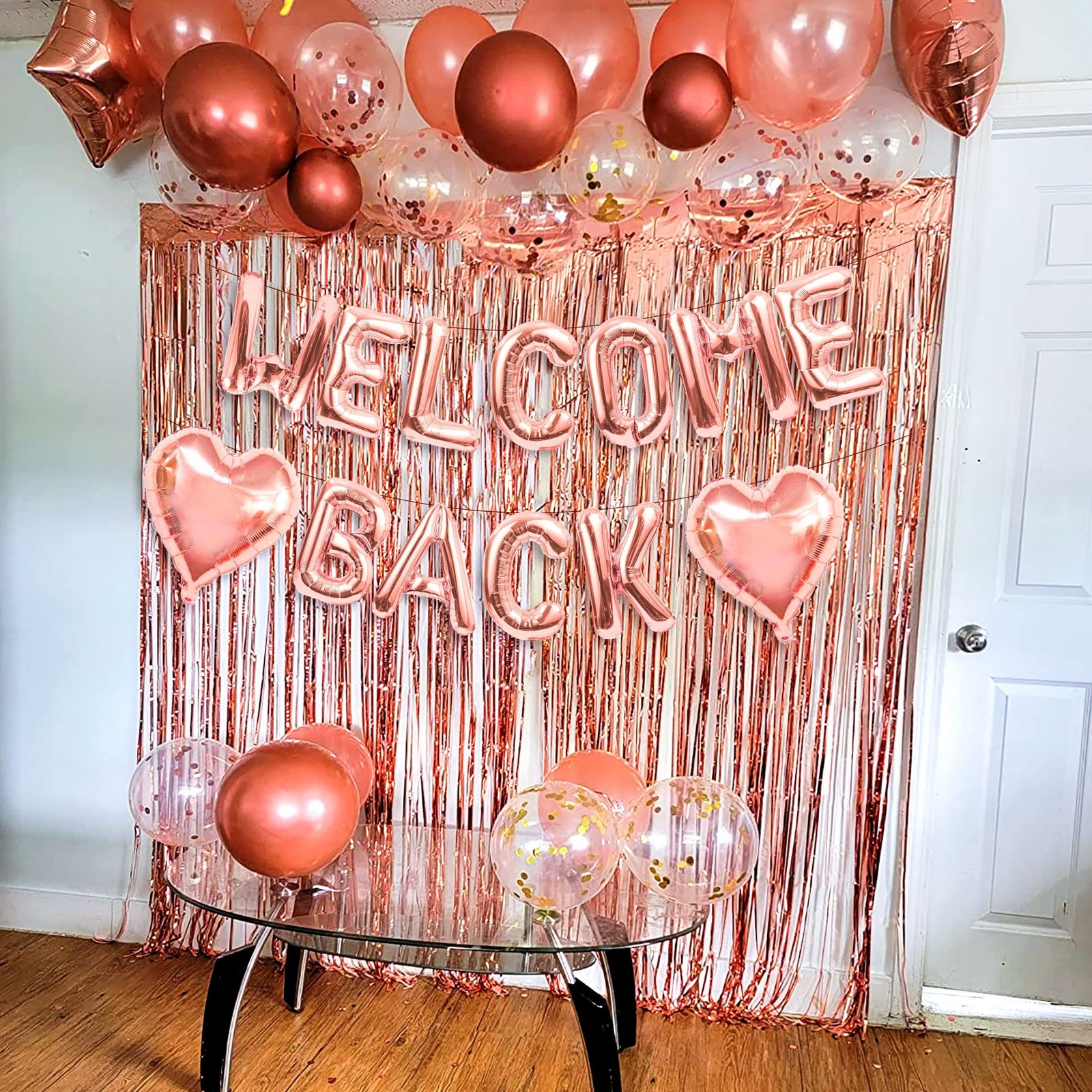 16 PCS Welcome Back Banner Balloons Welcome Back Office Decoration Welcome Ba…