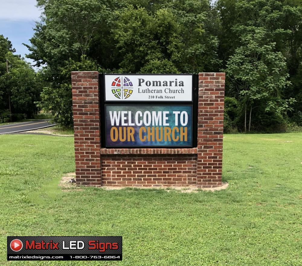 LED Sign Outdoor 2 Sided LED Programmable Message Center 2 Sided Sign P6