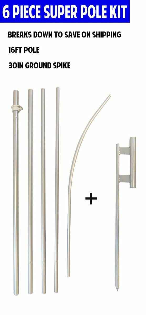 « BUBBLE TEA » Advertising Super Flag & Pole Kit milk boba