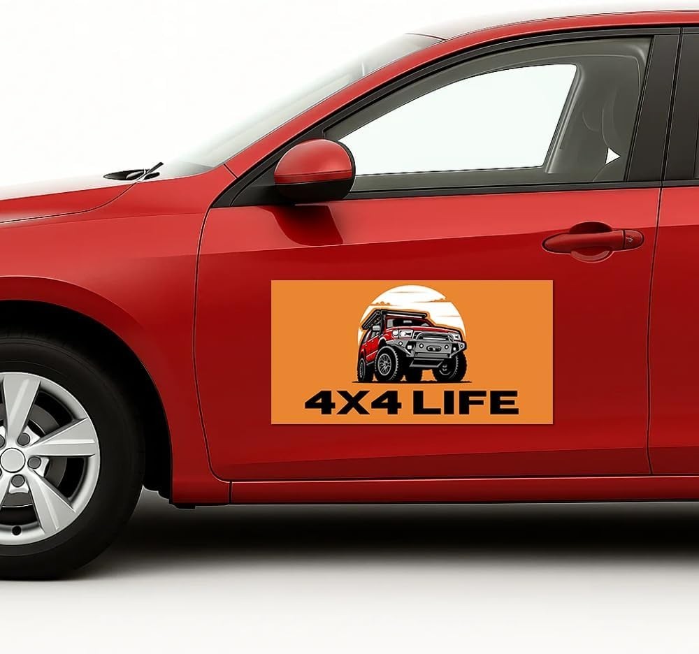 Adventure & Outdoors Car Magnetic Sheets 2Pc Reusable Magnet Sticker for Vehicle