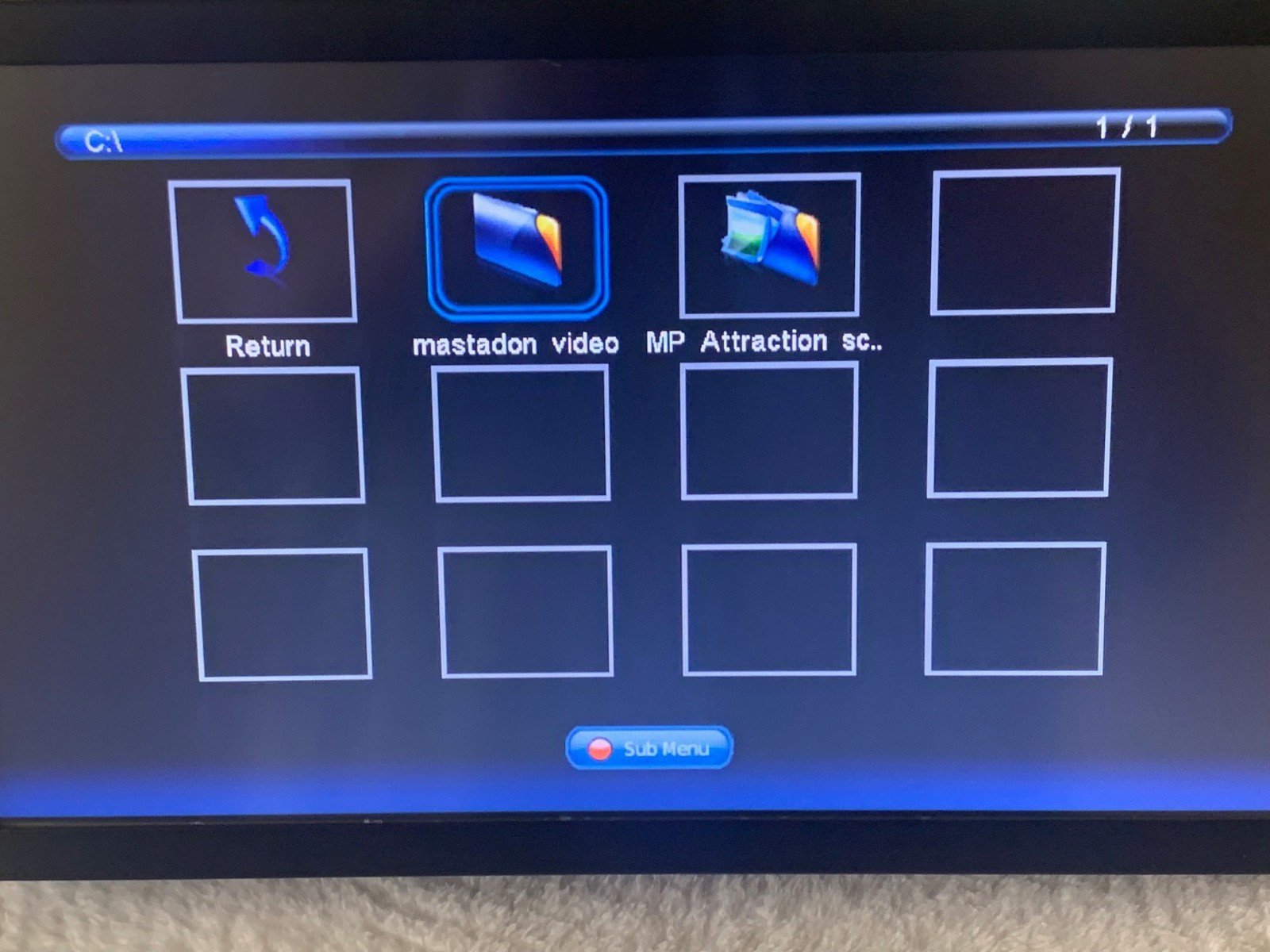 15.6 Touch Interactive LCD Advertising Player Model #: DS-156HDT w/ Pwr & Remote