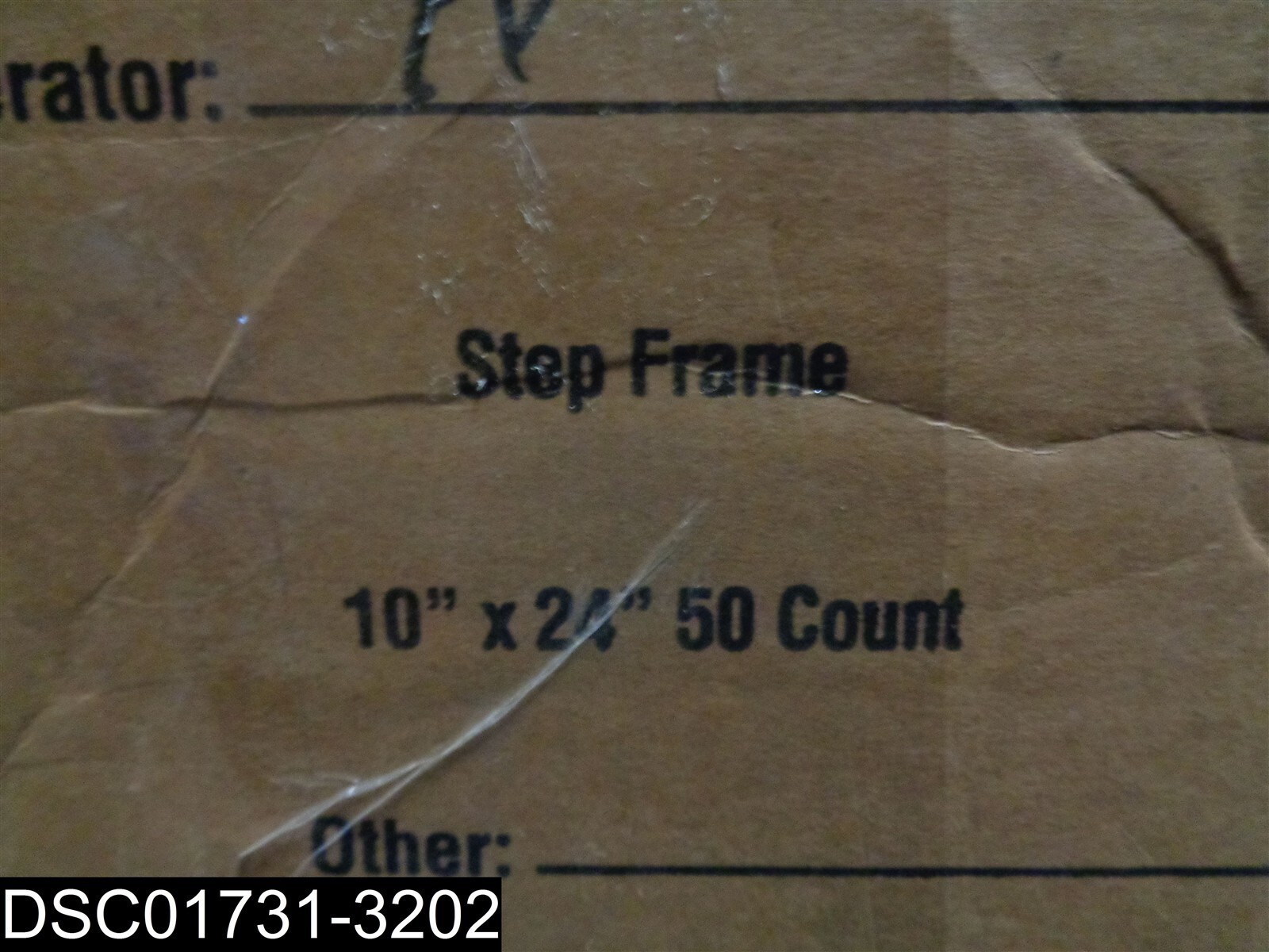 QTY=50: 10&Prime; x 24&Prime; Metal Step Frames for Yard Signs