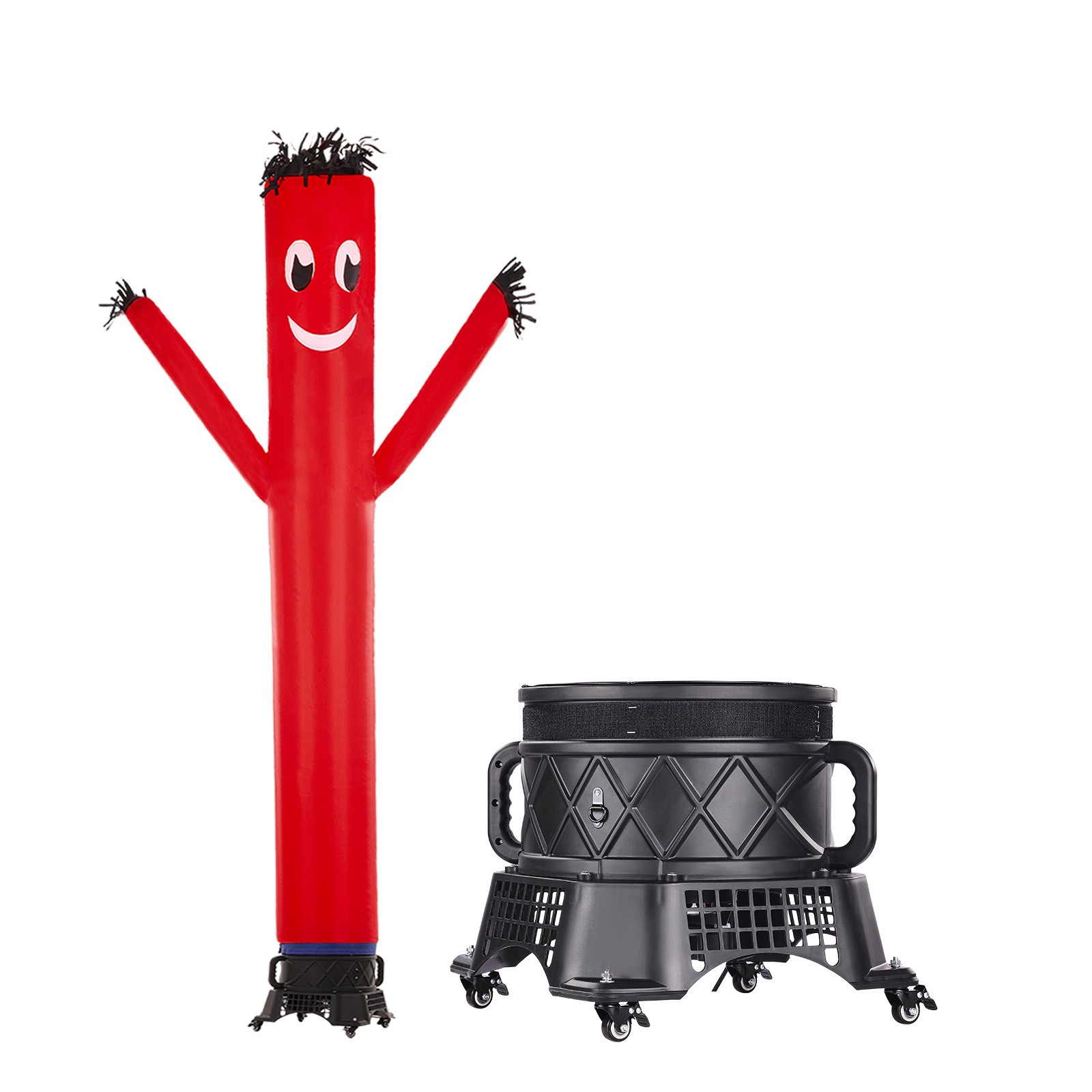 Uimoso 10 ft Wacky Waving Inflatable Tube Man with 9/10 HP Blower Fan