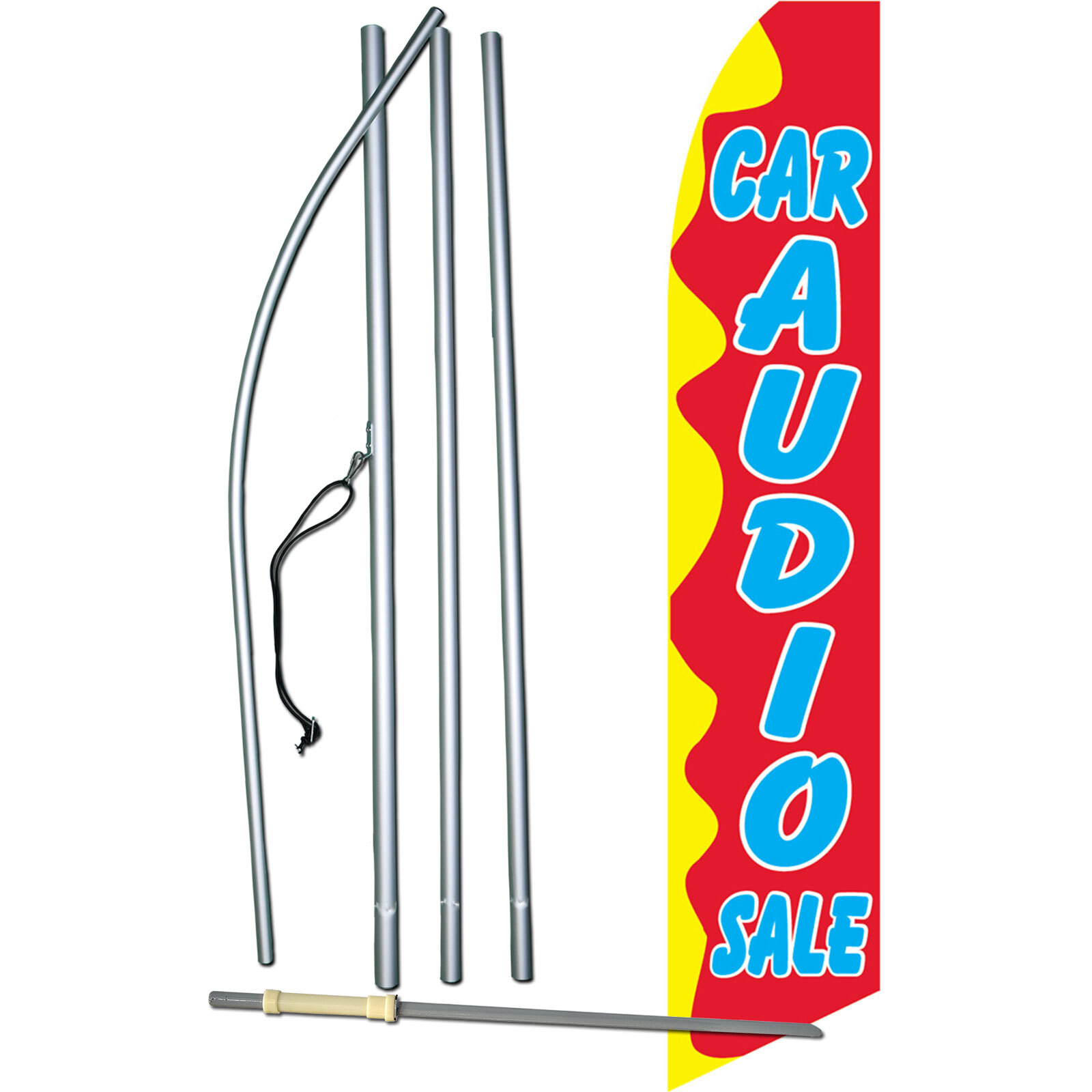 Car Audio Sale Complete Swooper Flag Bundle