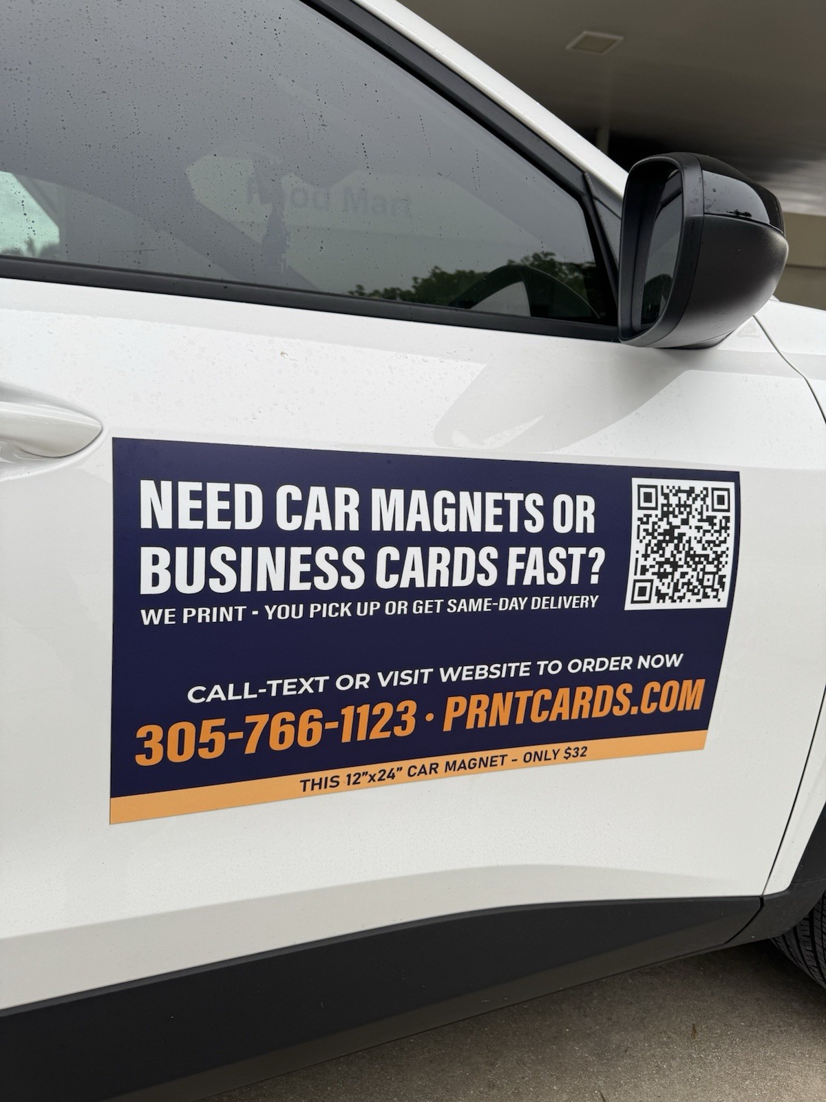 Custom Car Magnet Signs Pair (2) – 12×24” Business Advert Vehicle Door Magnet