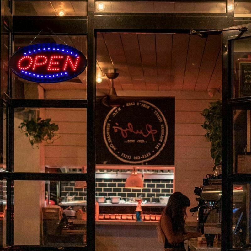 Open Sign Led Neon Ultra Bright Light Business Display For Restaurant Store Shop