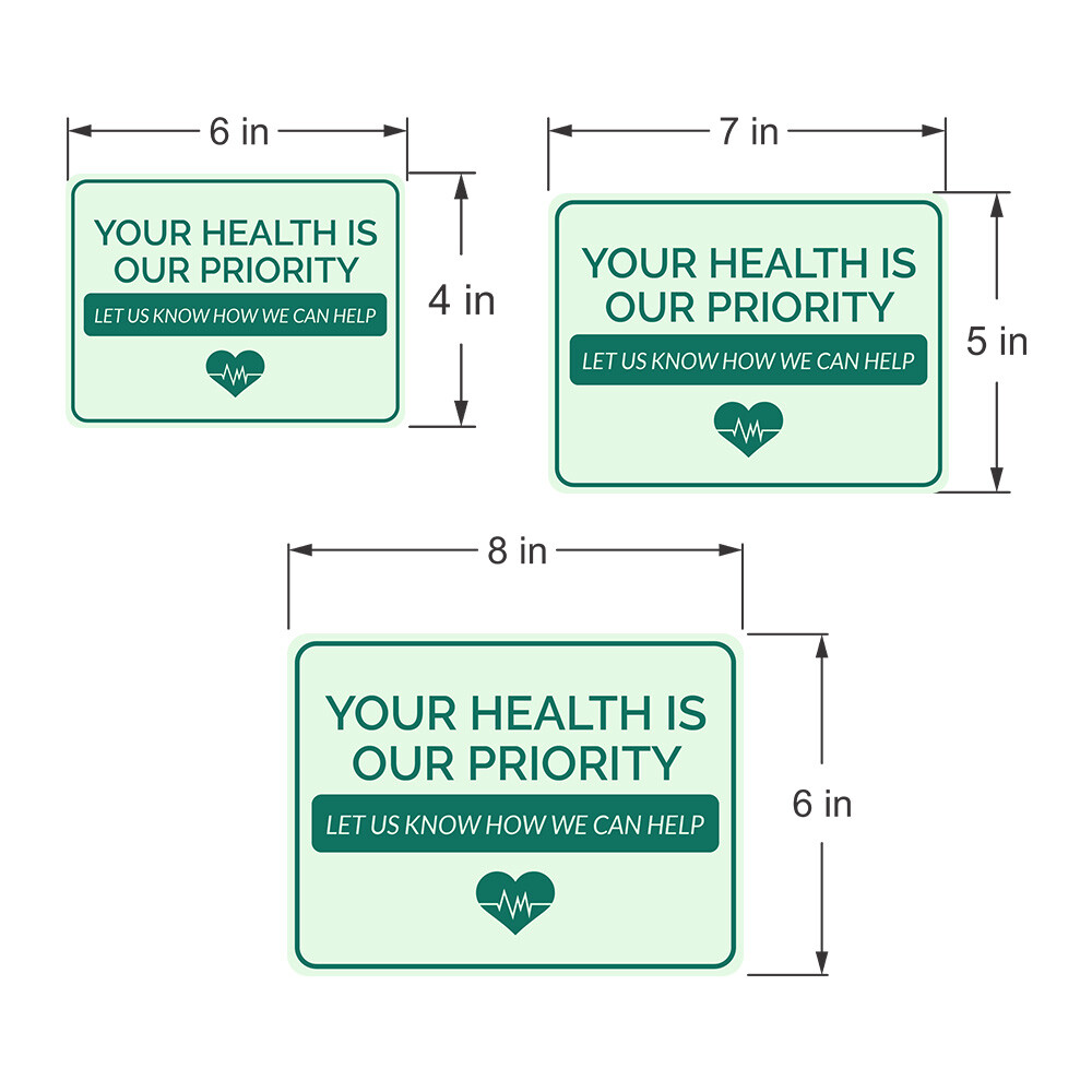 Classic Framed Plus Your Health is Our Priority Let Us Know How We Can Help Sign
