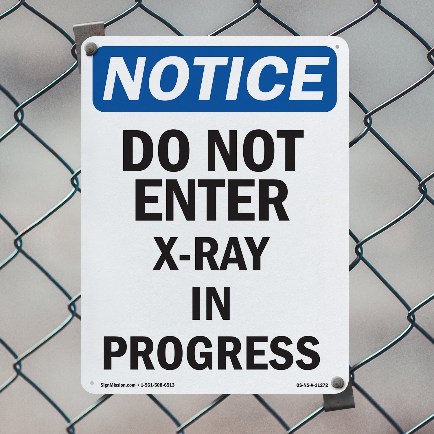 Do Not Enter X OSHA Notice Sign Metal, Plastic, Or Decal – 5 or 10 Pack