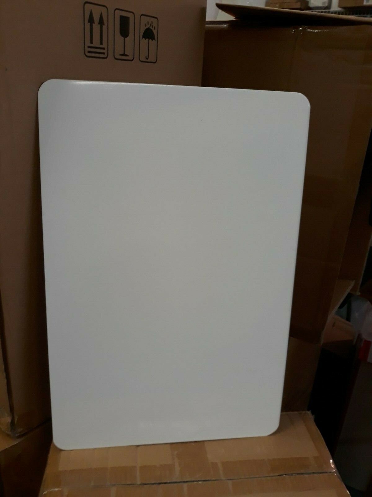 (4) White Aluminum Sign Blanks, 12 x 18 x 0.040, Double Sided, In/Outdoor