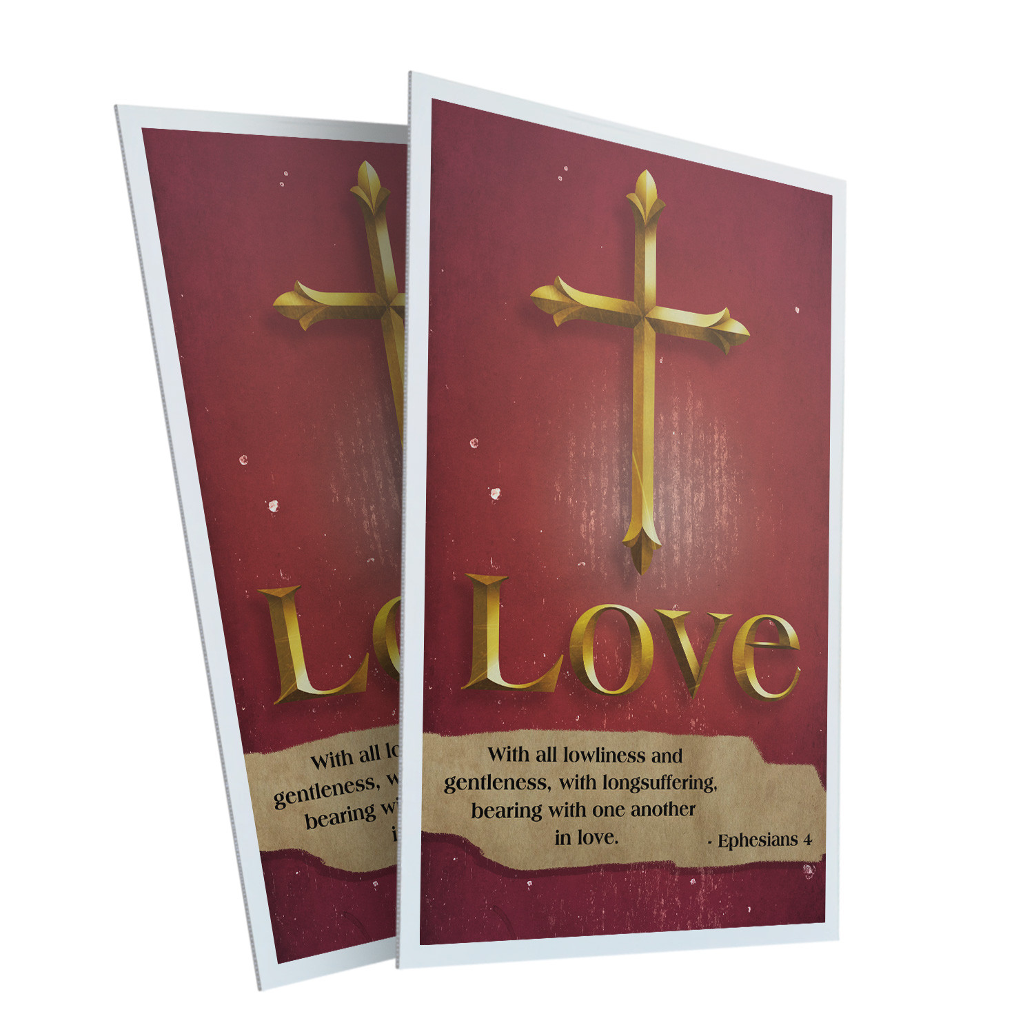 Jesus Love Heavy Duty A-Frame Sidewalk Sign Inspirational Message Faith Display