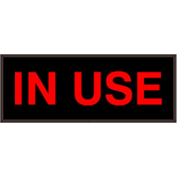 Signal-Tech 38694 SBL718R-195/120-277VAC IN USE Indoor Sign
