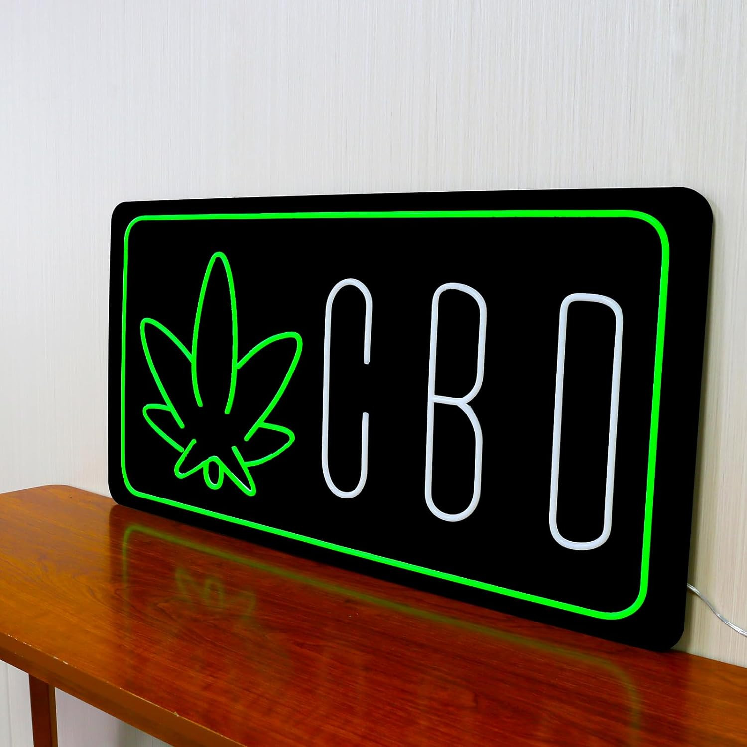 Extra Large 35&Prime;x18&Prime; LED CBD Sign – Bright, Unique, High Visibility for Stores