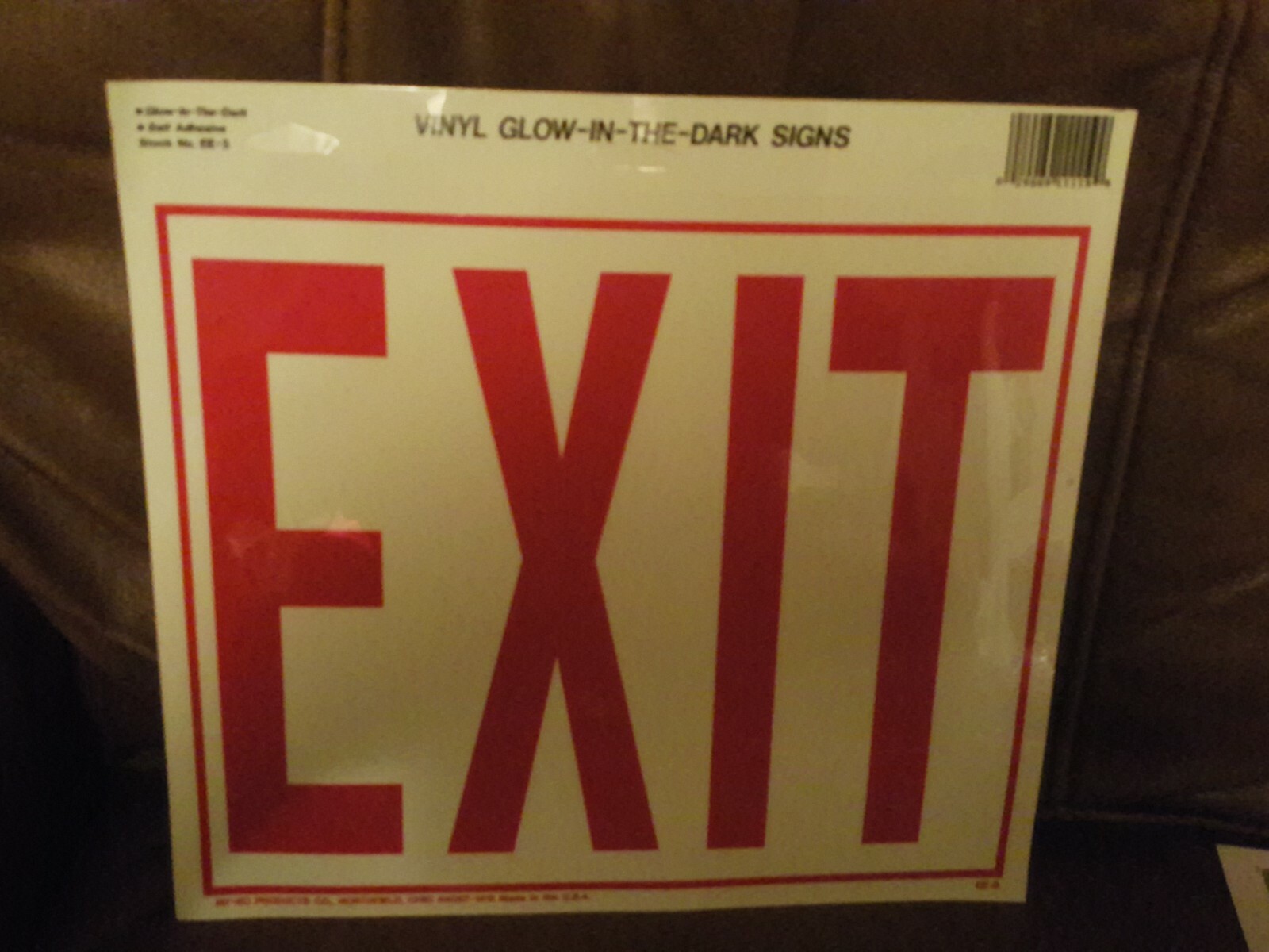 HY-KO PROD Glow Exit Sign, 10&Prime; x 12&Prime; (EE-3)