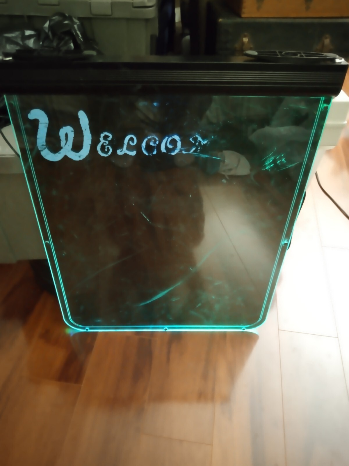 TWO Glowrite LED Illuminated Write-On Wipe-Off Signs Large 24&Prime; X 33&Prime; Boards Only