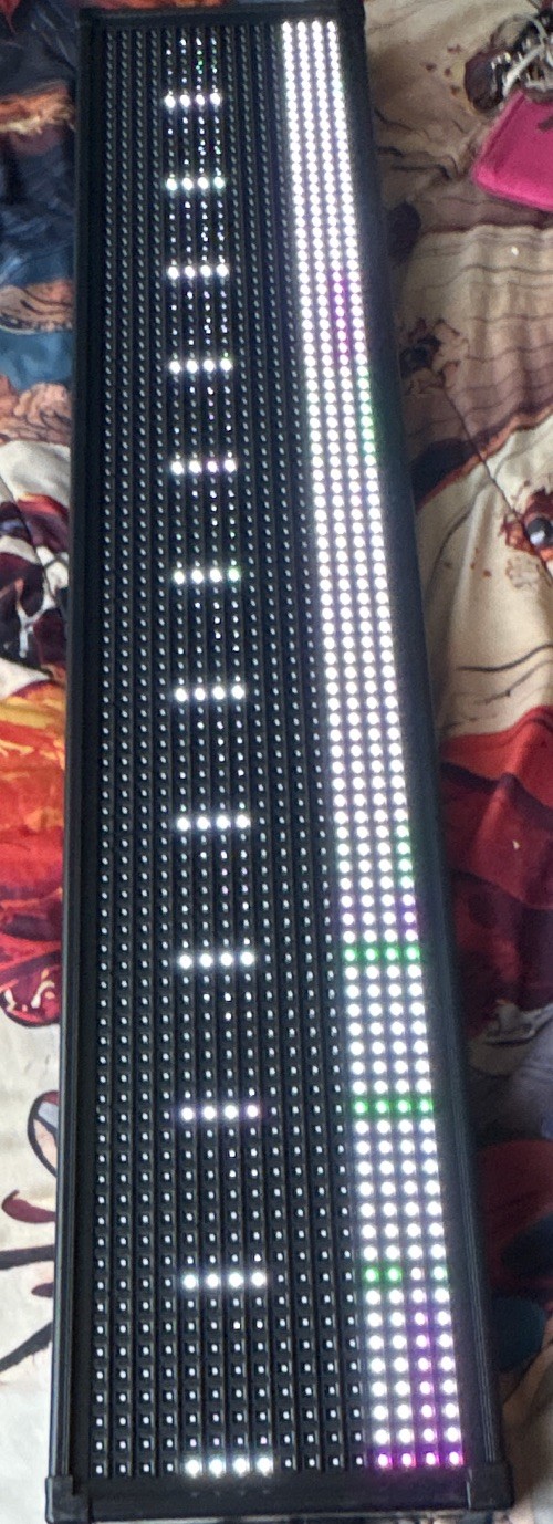 Programmable LED Welcome Message Display Sign Board, Black Exterior LED