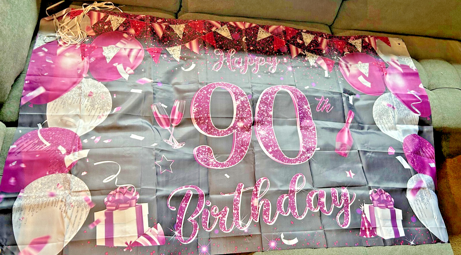 Happy 90th Birthday Banners