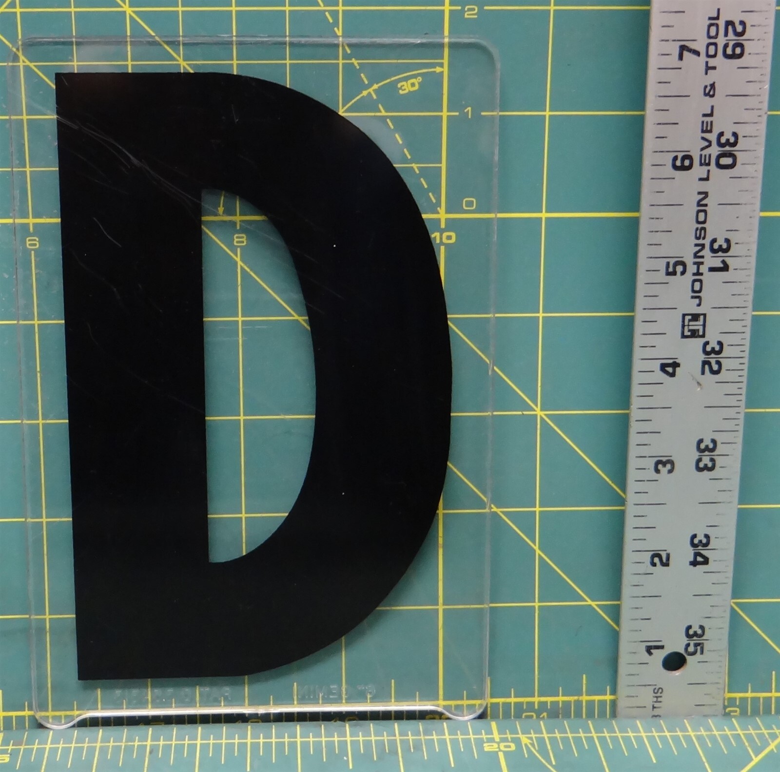 (D) 7&Prime; x 4-1/2&Prime; Acrylic Wagner Zip-Change Marquee Sign Changeable Letter