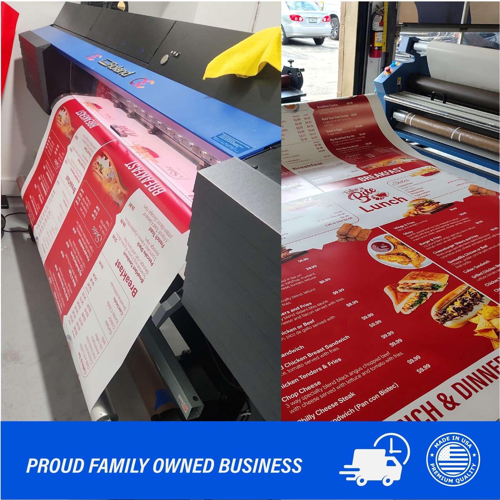 Custom Vinyl Banner Personalized – 13oz Premium Heavy Duty Semi-Gloss In/Outdoor