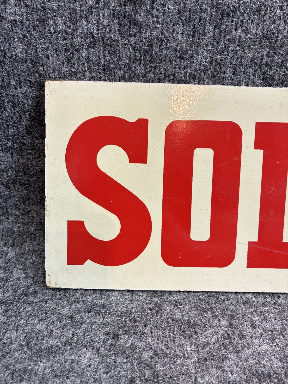Sold Call Us Now 5.75&Prime;x24&Prime; Real Estate Sign Rider Topper 2 Sided Red/White Resin