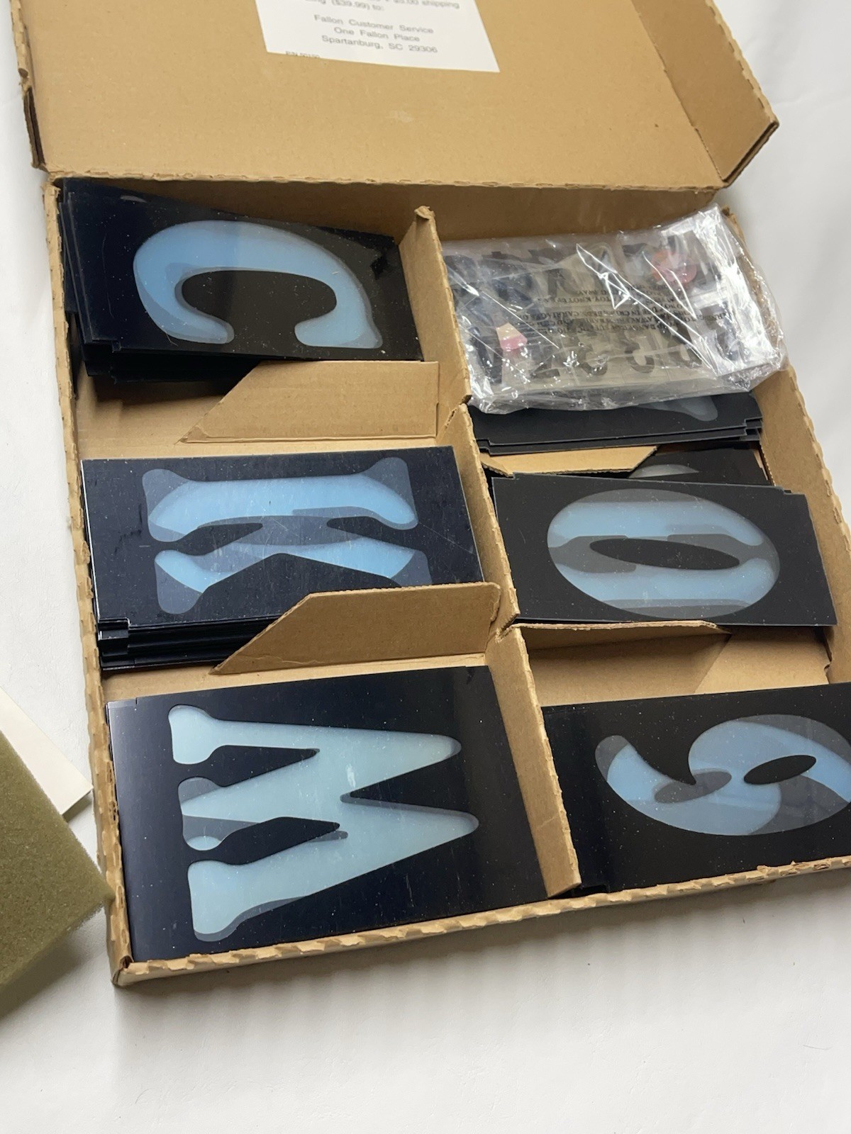 Vintage 1997 Fallon SpellNeon 4&Prime; Changeable Letter Kit – Many Pcs -New Old Stock