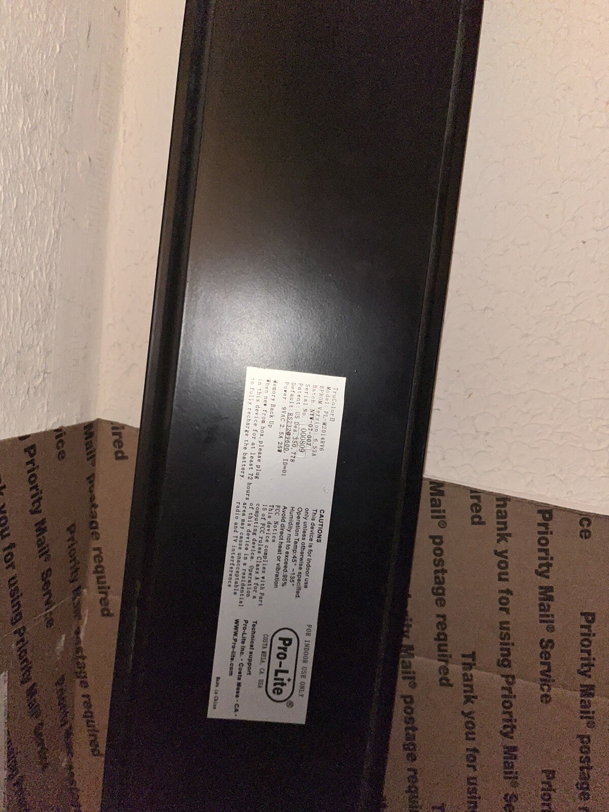 Pro-Lite PL-M2014RV6 Electronic LED Moving Message Display w Beta-Brite Remote
