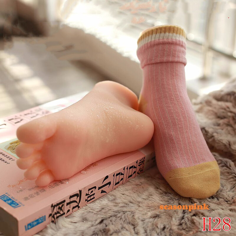 Simulation Mannequin Foot Mold Female Silica Gel Display Model Prop EU28 Girl