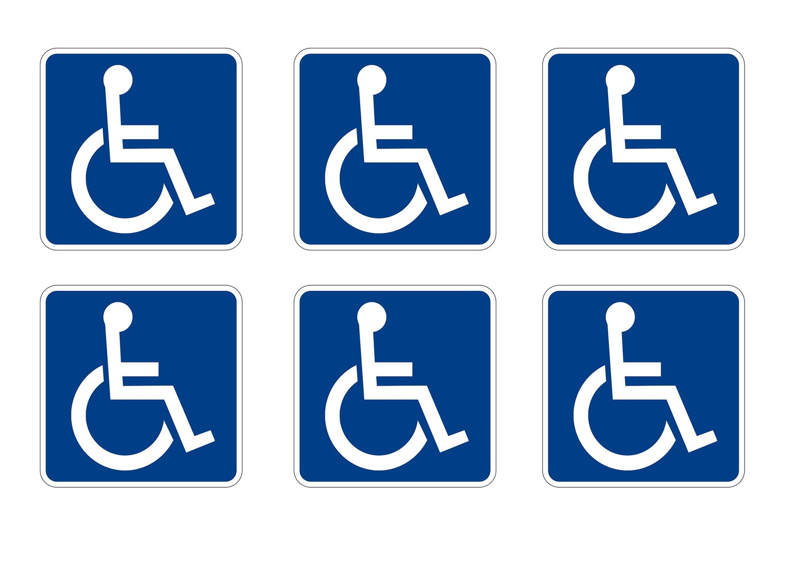 Rogue River Tactical Disabled Wheelchair Symbol ADA Compliant Handicap Access…