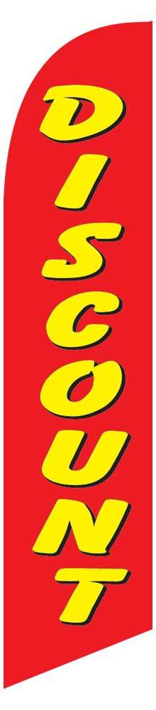 Discount Banner Sign Flag Only Windless Advertising Tall Feather Swooper Bow Yel