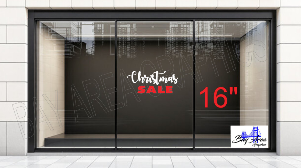 Christmas SALE Window Sign | Premium Oracal 651 Outdoor Decal🎅🎄❄️.